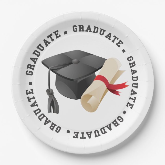 Teller von Grad Hat und Grad Papier (Vorderseite)
