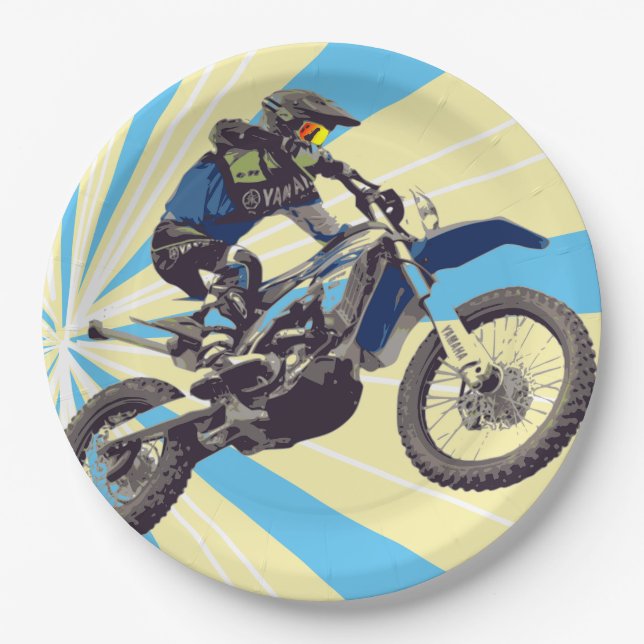 Teller von Motorcross Rider Paper (Vorderseite)