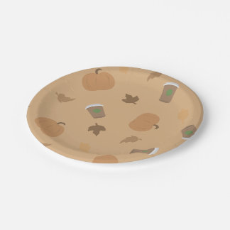 Teller von Pumpkettenspülung/Fallpapier