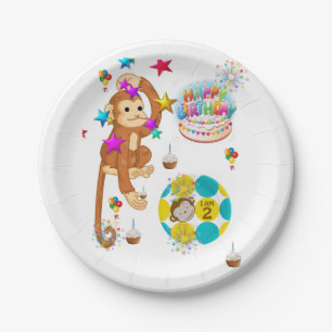 Teller zum Geburtstag, Affe