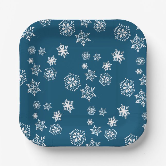 Teller zum Schneetag (Vorderseite)