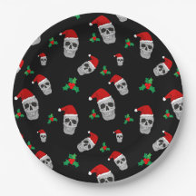 Teller zum Weihnachtsschädel zum Party - Stil 1