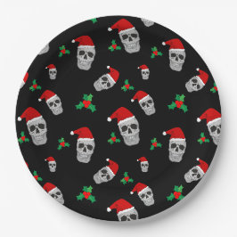 Teller zum Weihnachtsschädel zum Party - Stil 1