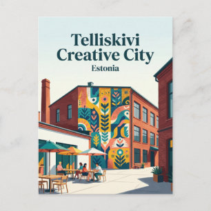 Telliskivi Creative City Estland Postkarte