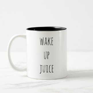 #TELLITLIKEITIS "WACHEN SAFT " AUF ZWEIFARBIGE TASSE