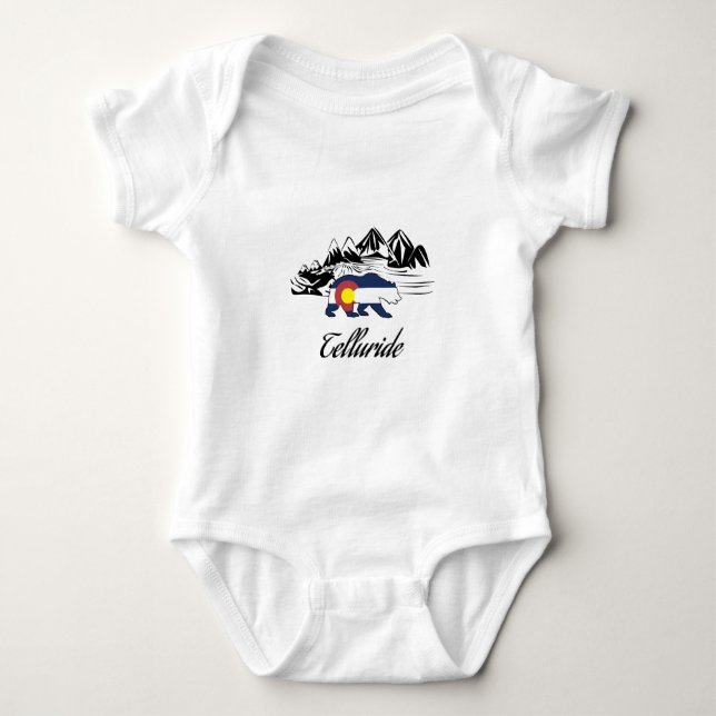 Tellurid Colorado Baby Strampler (Vorderseite)