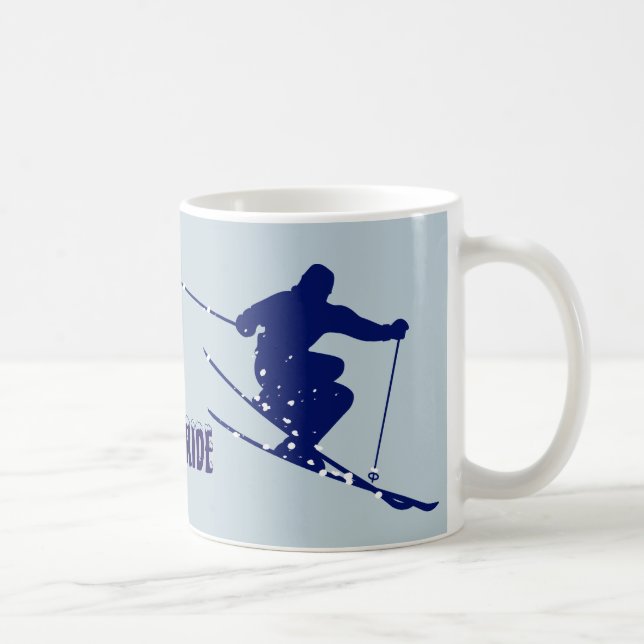 Telluride Blue Skier Tasse (Rechts)