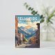 Telluride Colorado Kunstvoll wandern Vintag Postkarte (Stehend Vorderseite)