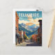 Telluride Colorado Kunstvoll wandern Vintag Postkarte (Vorderseite/Rückseite Beispiel)