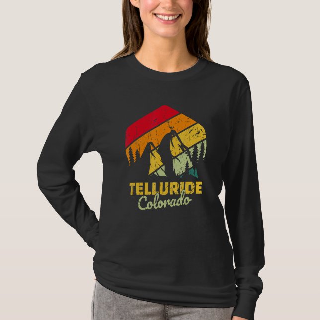 Telluride Colorado Mountain Bear T-Shirt (Vorderseite)