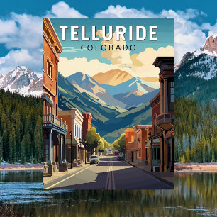 Telluride, Colorado Reisen Vintage Postkarte
