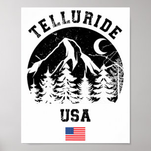 Telluride Colorado Skigebiet Alpinski Alfahrt Amer Poster