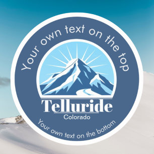 Telluride Colorado  USA Skigebiet  Aufkleber