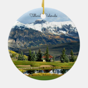 Telluride, Colorado - wunderschönes Foto Keramikornament