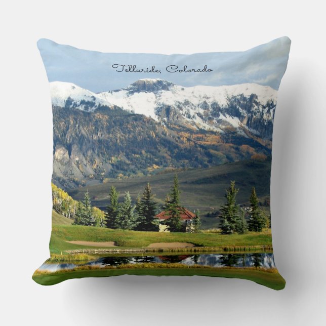 Telluride, Foto von Colorado Kissen (Vorderseite)