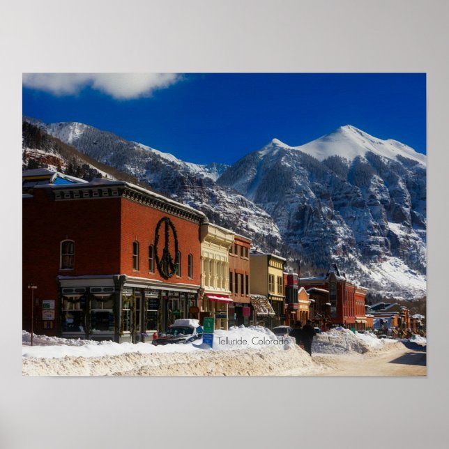Telluride, Landschaftsbild Colorado Poster (Vorne)