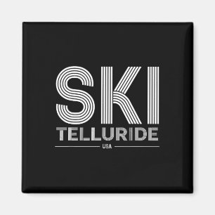 Telluride Ski Resort Usa Rocky Mountains Amerikani Magnet