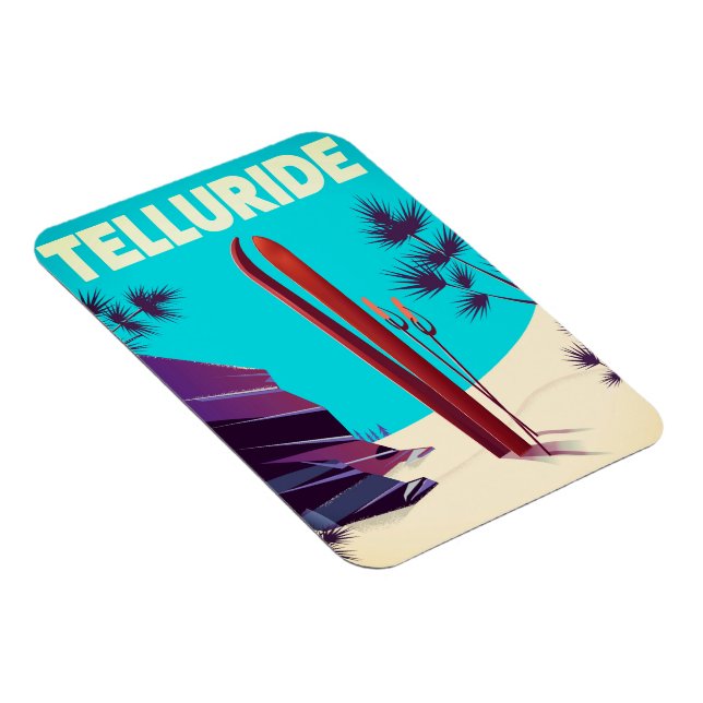 Telluride Ski Rocky Mountains Magnet (Rechte Seite)