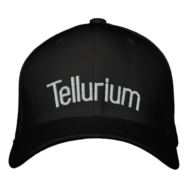 Tellurium Bestickte Kappe (Vorderseite)