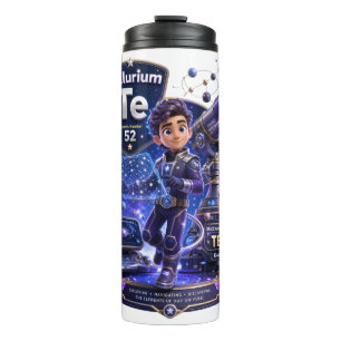 Tellurium-Charakter aus dem ATOMIVRA™-Universum Thermosbecher