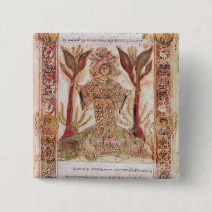 Tellus, von Exultet I, c.1030 Button