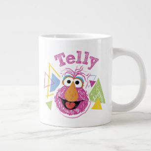 Telly Monster Spaß-Grafik Jumbo-Tasse