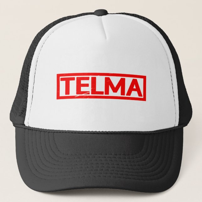 Telma-Briefmarke Truckerkappe (Vorderseite)