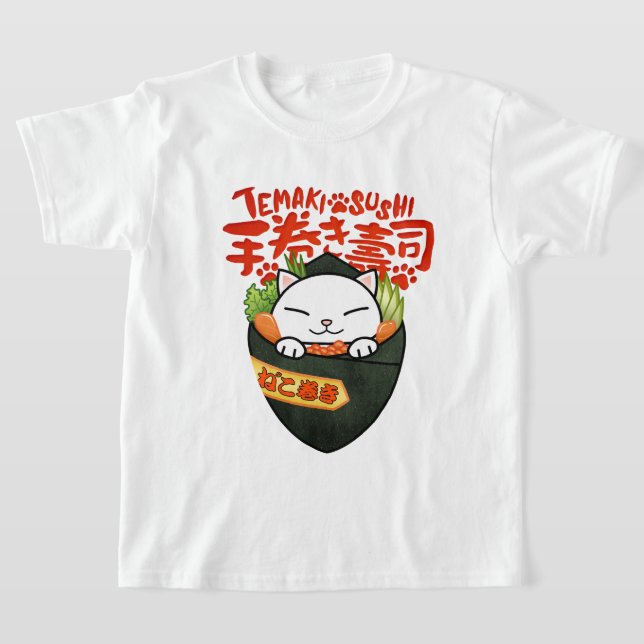 Temaki Sushi Cat T-Shirt (Ablage )