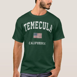 Temecula Kalifornien Ca Amerikanische Flagge Sport T-Shirt