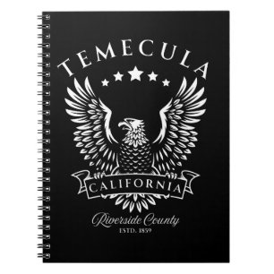 Temecula Riverside County Kalifornien Vintage Eagl Notizblock