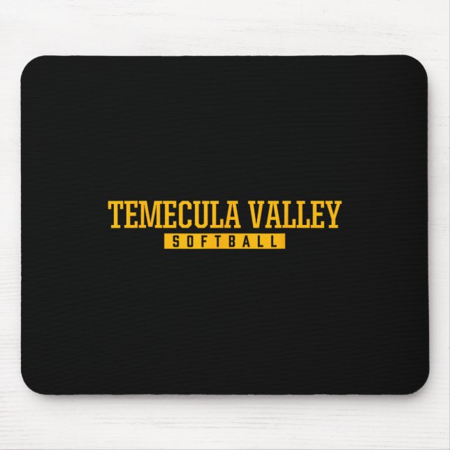 Temecula Valley High School Softball Mousepad (Vorne)