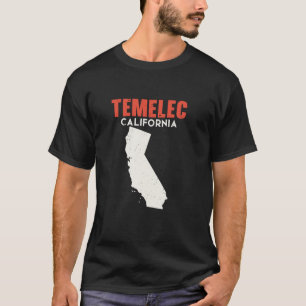 Temelec California USA Staat Amerika Reisen T-Shirt