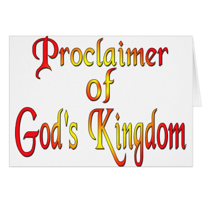 Témoin de Jéhovah (Devant horizontal)