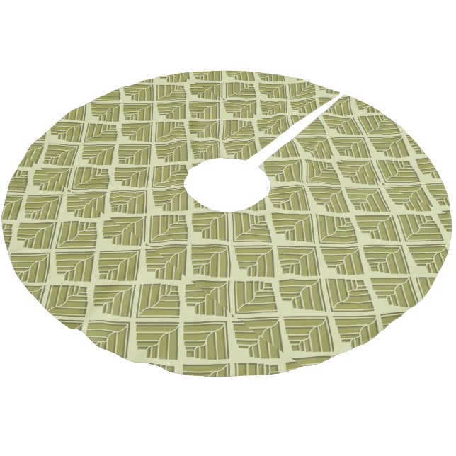 Temp Polyester Weihnachtsbaumdecke (Schrägansicht)