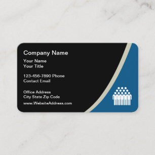 Temp Staffelagentur Glossy Business Cards Visitenkarte
