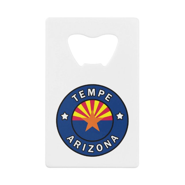 Tempe Arizona Geldbeutel Flaschenöffner (Vorderseite)