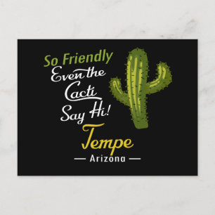 Tempe Cactus Funny Retro Postkarte