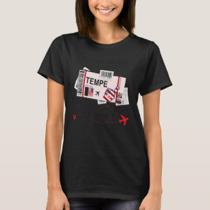 Tempe Girl Tempe Boarding Pass T-Shirt