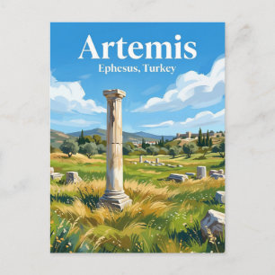 Tempel der Artemis Türkei Postkarte