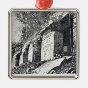 Tempel der Aufschriften, Palenque Ornament Aus Metall