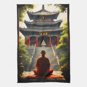 Tempel der Ruhe Geschirrtuch