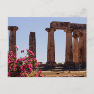 Tempel des Apollo, Korinth, Griechenland Postkarte