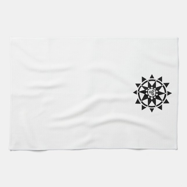 Tempel des Hexerei-Altarstoffes/-tuches Handtuch (Horizontal)