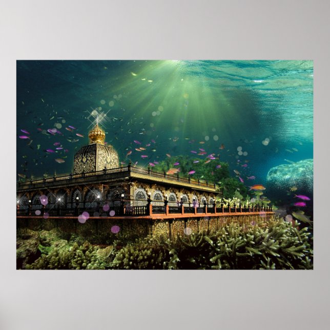Tempel des Korallenriffs - Poster (Vorne)
