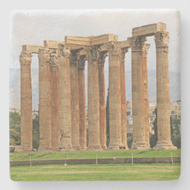 Tempel des Olympischen Zeus, Athen, Griechenland S Steinuntersetzer