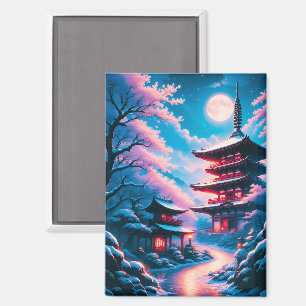 Tempel des Schnees und der Blüten (Yukizakura no T Magnet