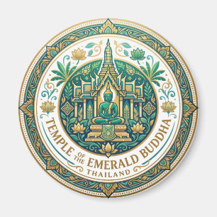 Tempel des Smaragd-Buddha (Wat Phra Kaew) Magnet