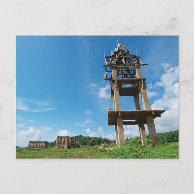 Tempel ertrinkt. postkarte (Vorderseite)