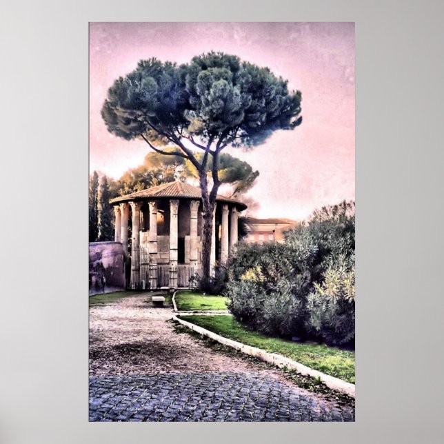 Tempel Hercules Victor Poster (Vorne)