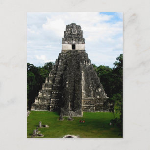 Tempel I, Tikal, Guatemala Postkarte